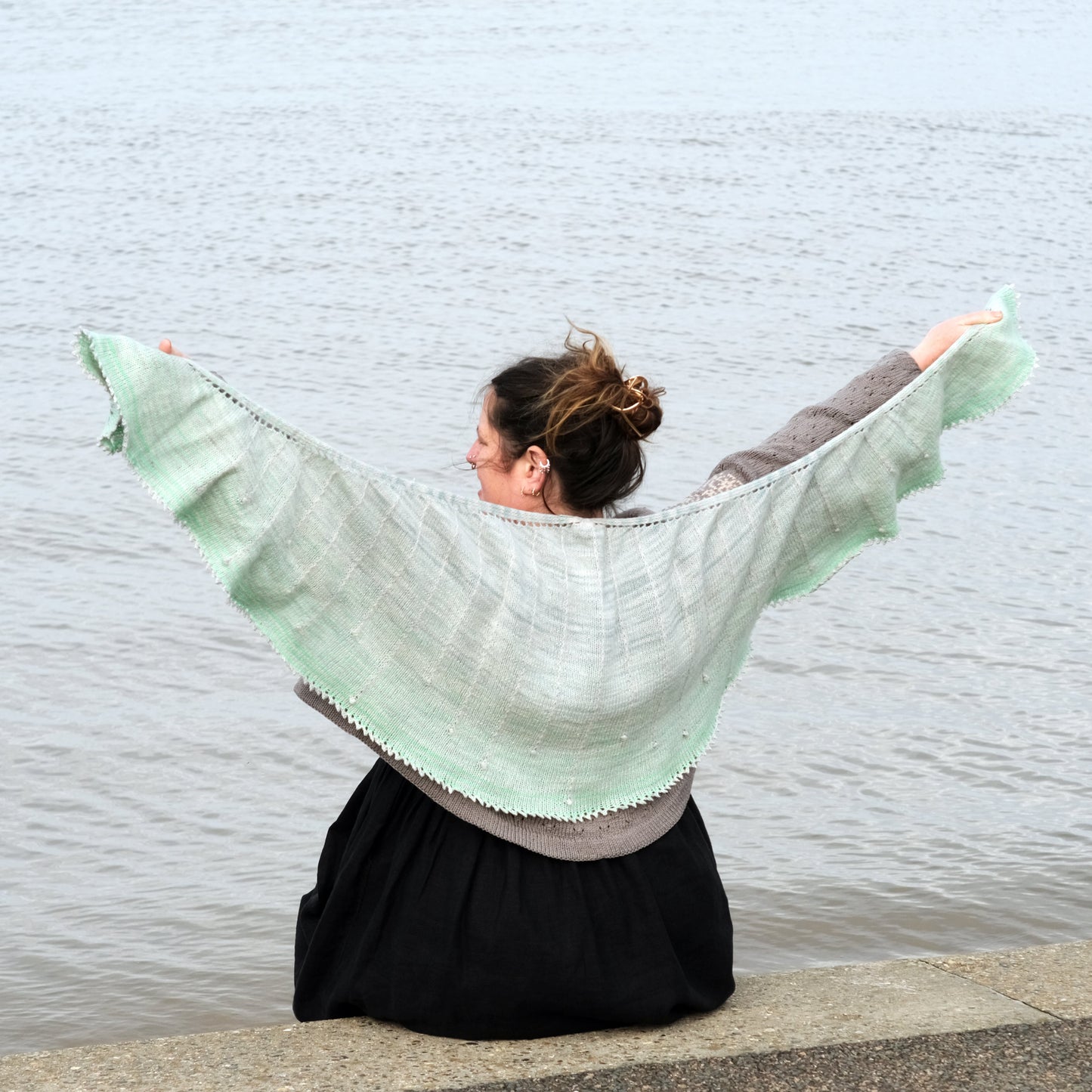 Meltwatern shawl - printed pattern