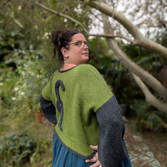 The Cat Butt Sweater pattern - download
