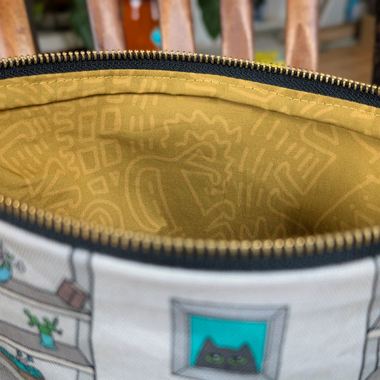 Meryl and Sabrina are home - project bag