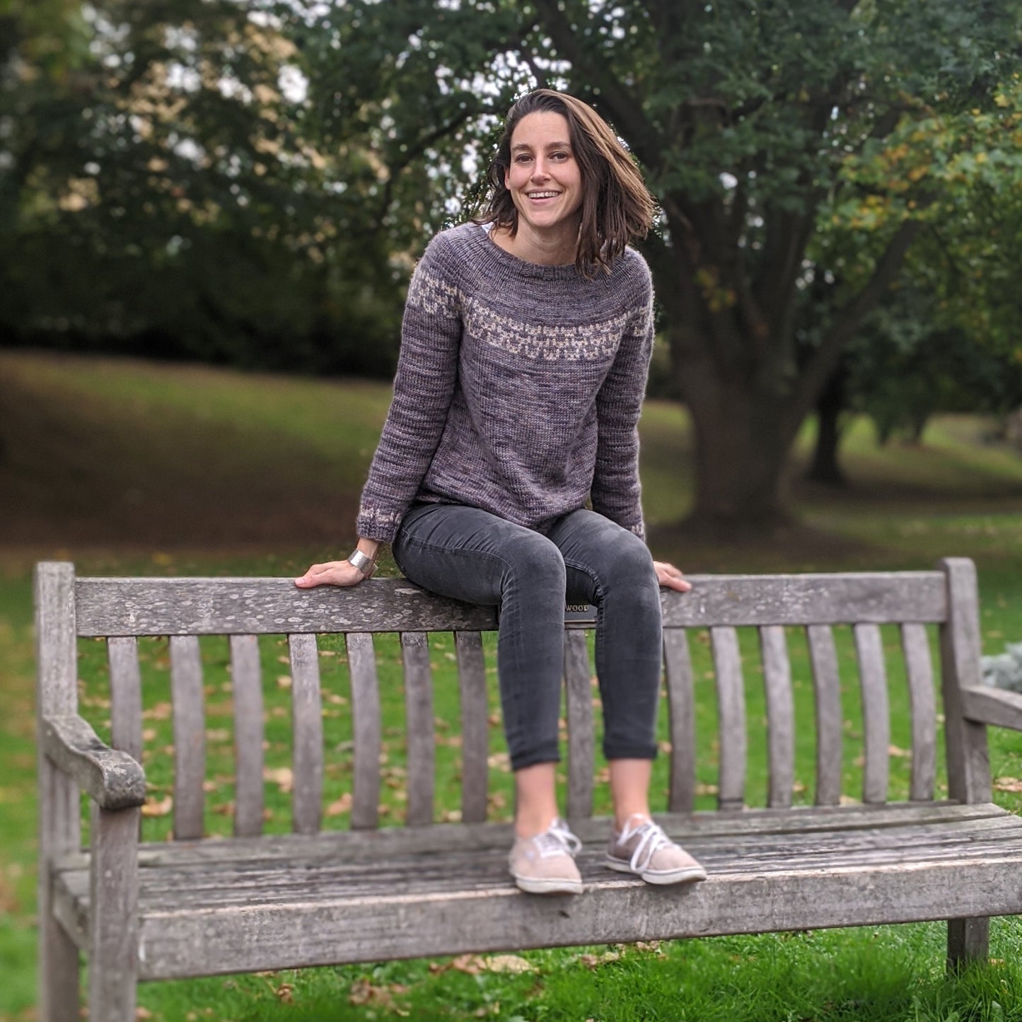 The Cateen Sweater - printed pattern