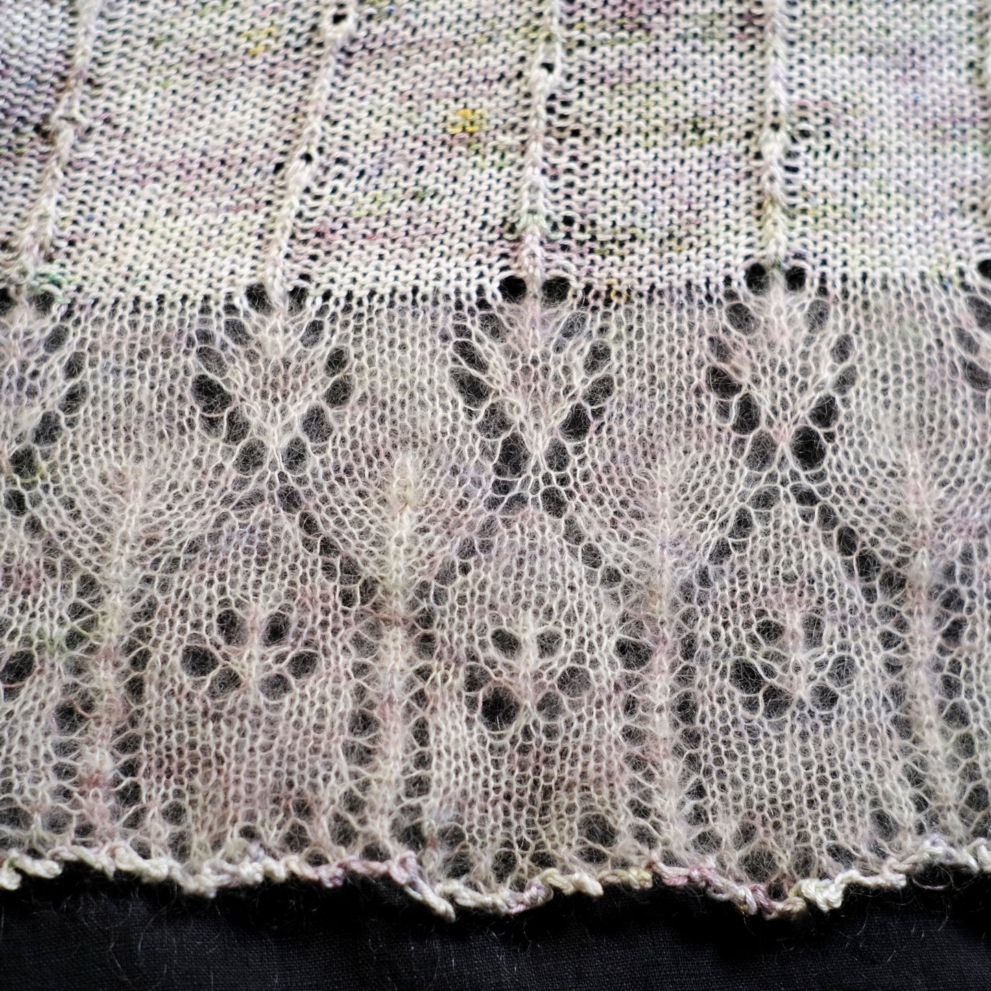 Twig and Bud shawl - printed pattern