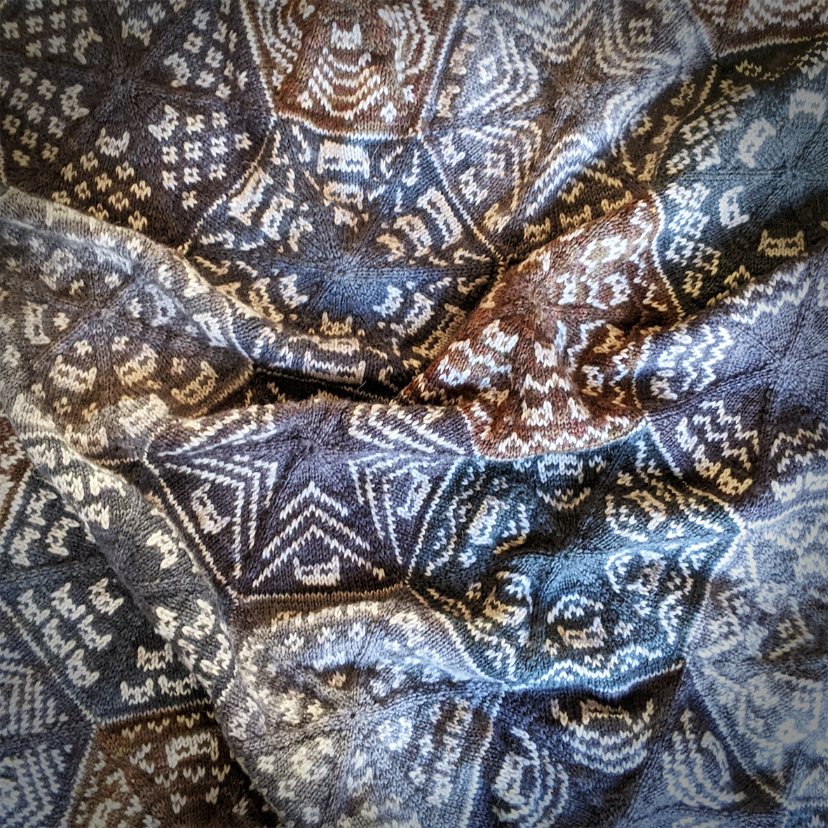 Kaleidocatty blanket - printed pattern