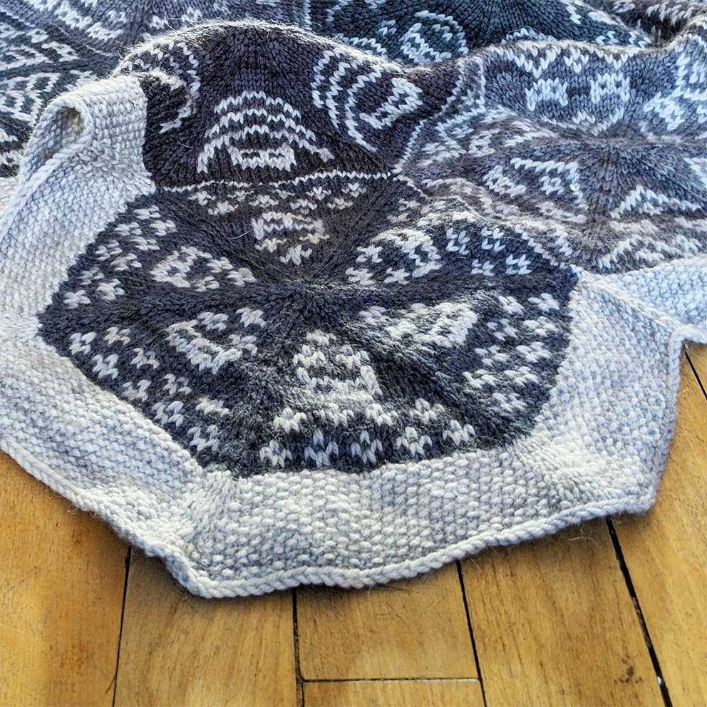 Kaleidocatty blanket - printed pattern