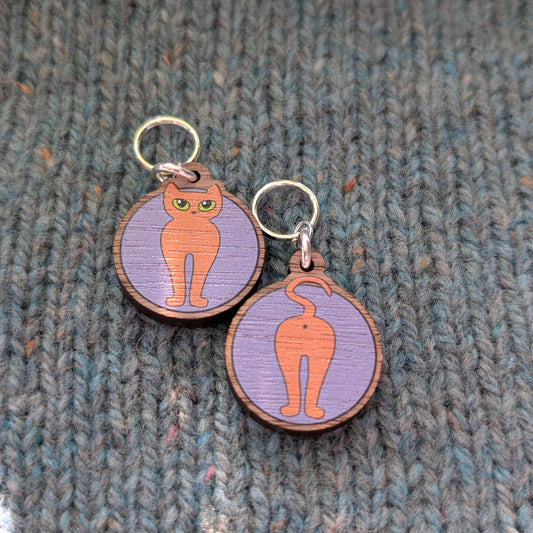 Cat Butt stitchmarkers