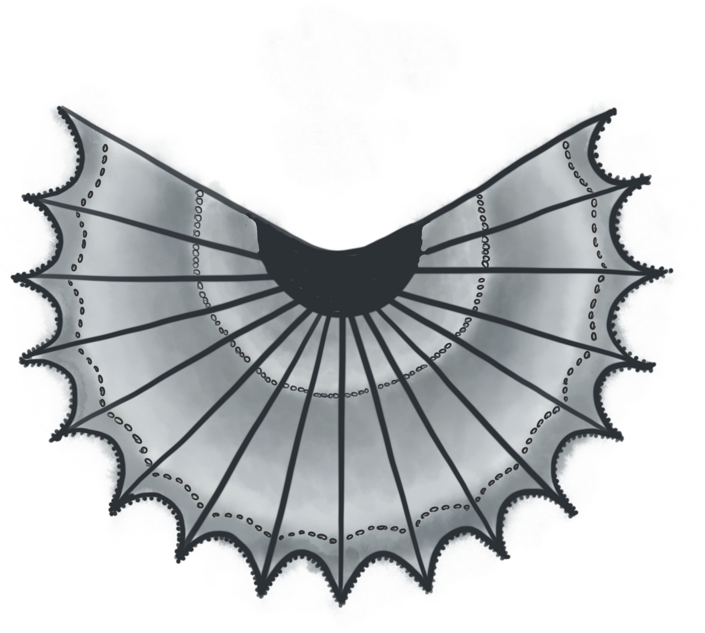 Follow the Moon shawl - printed pattern