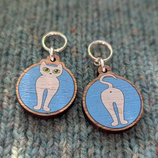 Cat Butt stitchmarkers