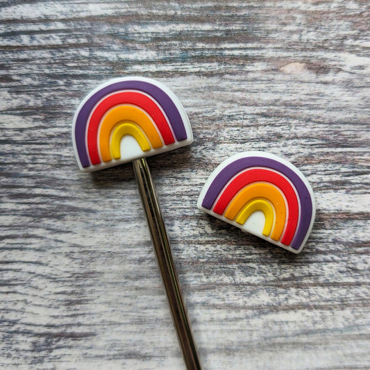 Rainbow needle stoppers