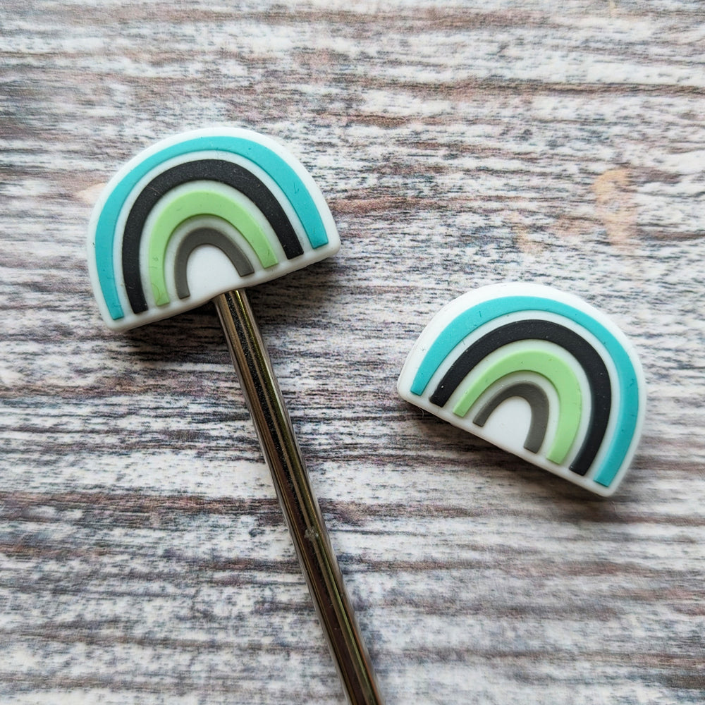 Rainbow needle stoppers