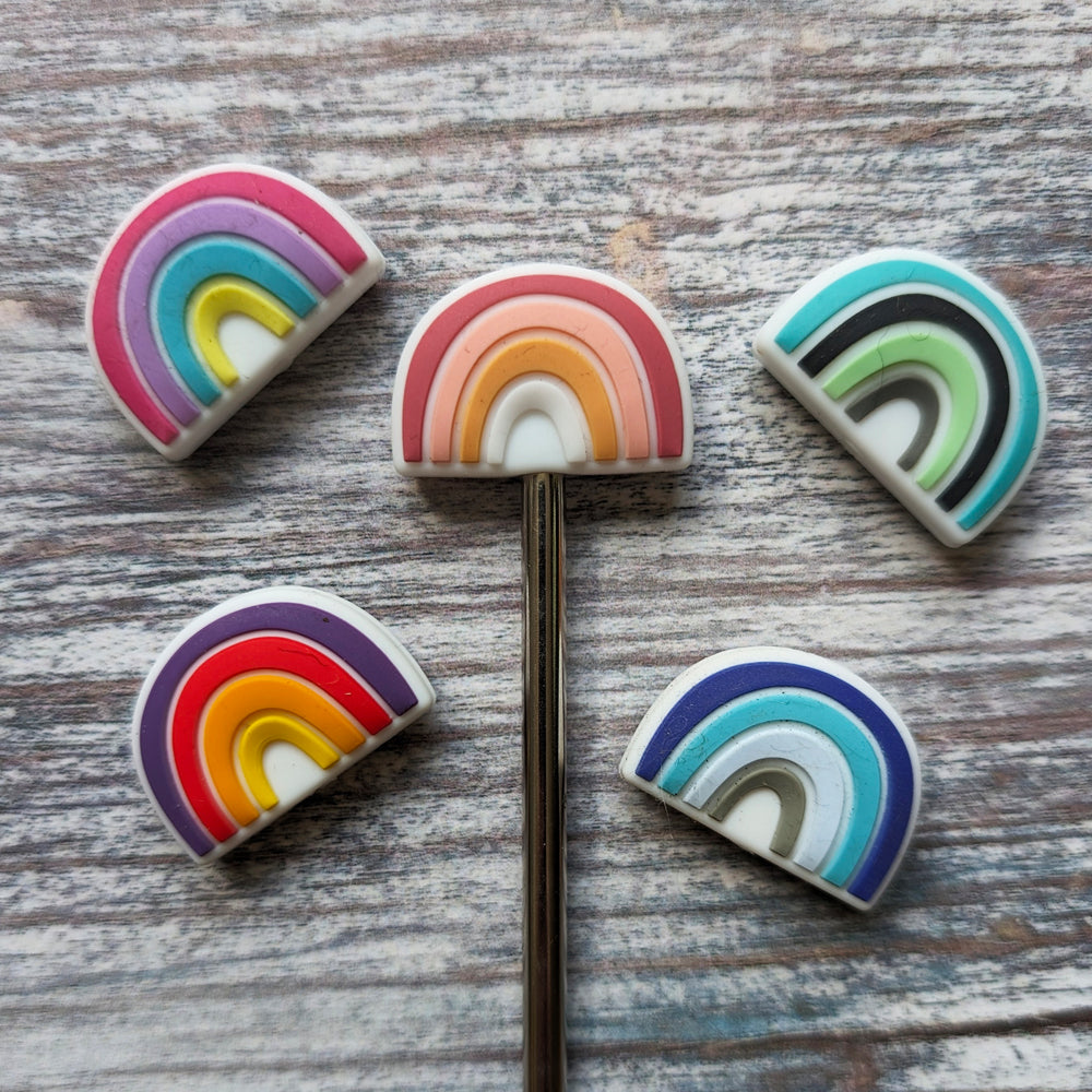 Rainbow needle stoppers