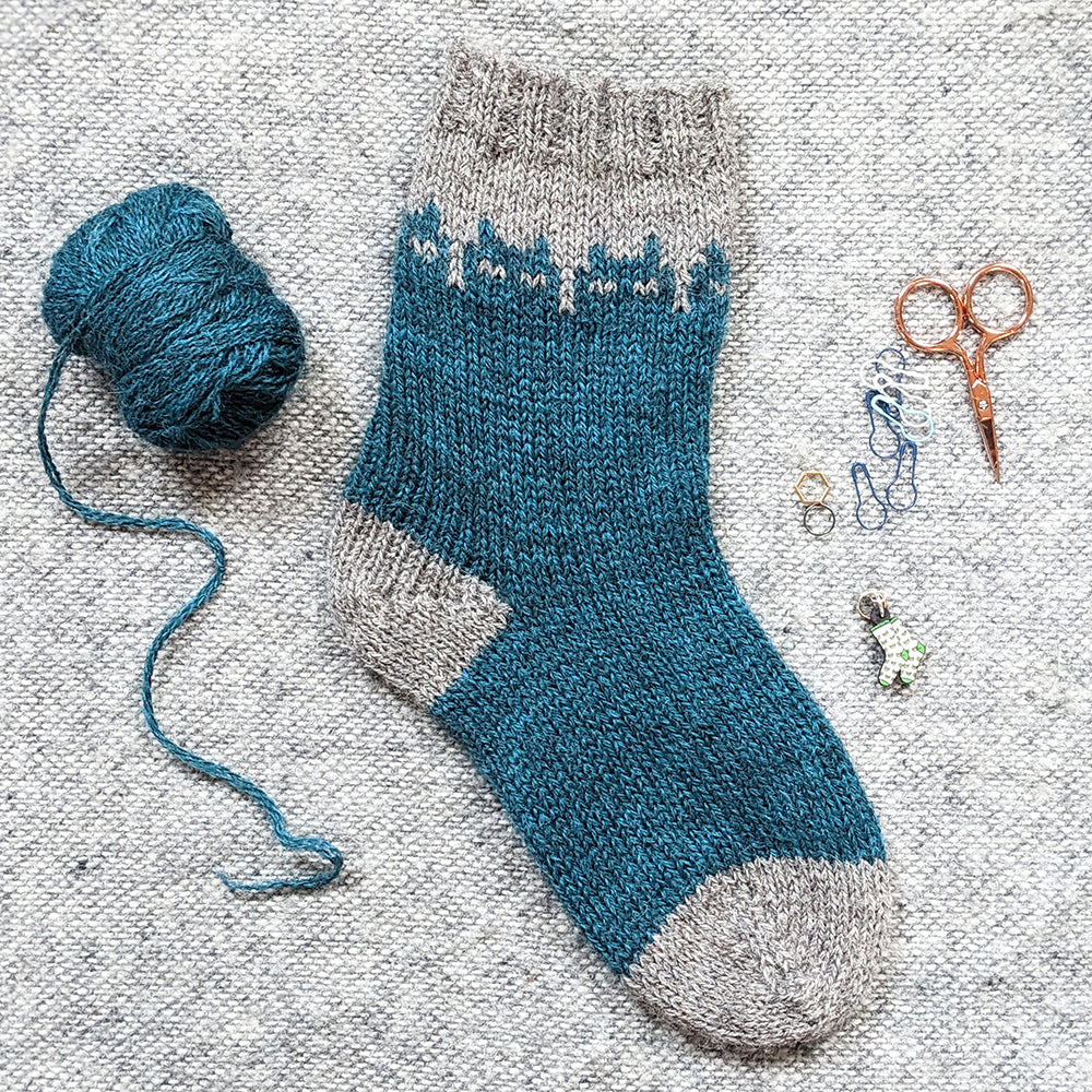 Simpler Sinister Catsock - printed pattern