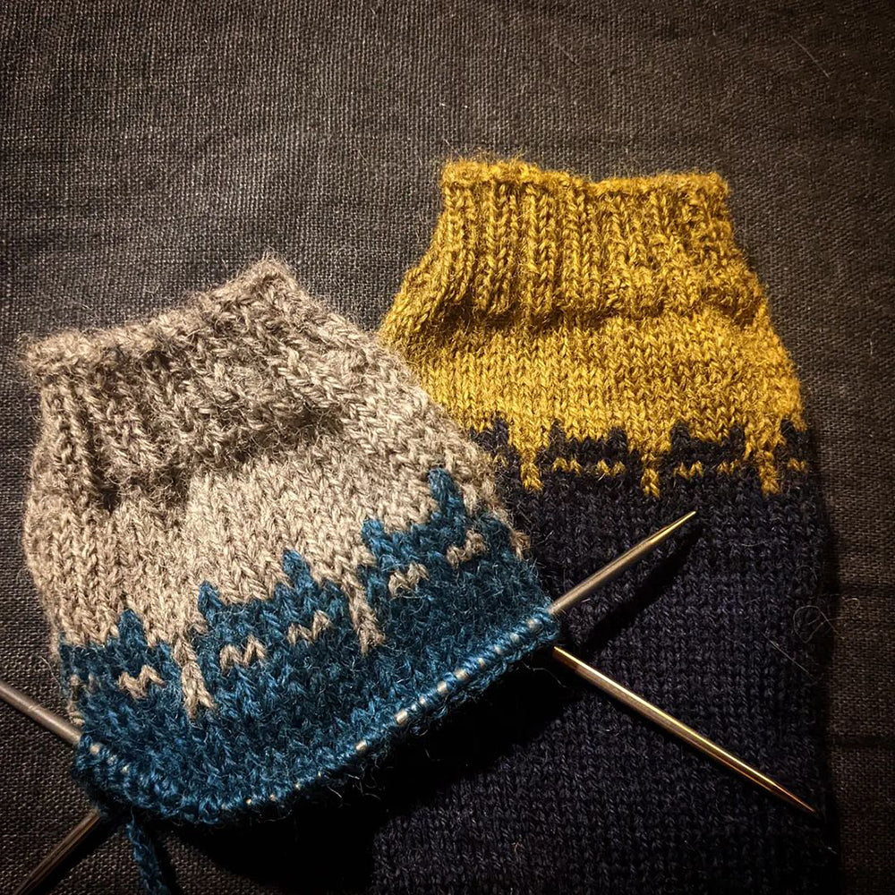 Simpler Sinister Catsock - printed pattern