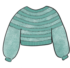 Chime sweater -  - printed pattern