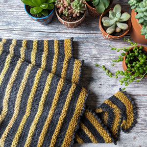 Slow Exposure shawl knitting kit