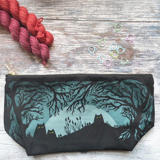 Spooky cats project bag