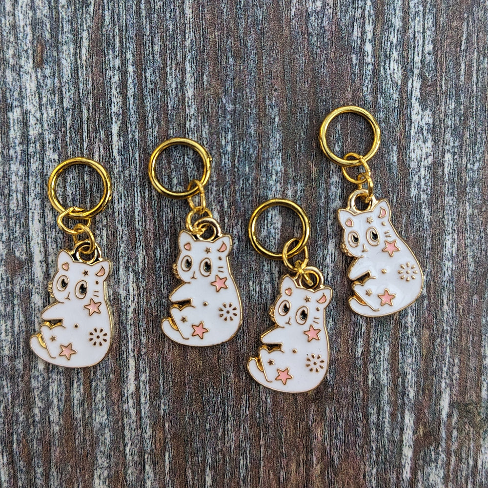 Starstruck kitties stitchmarkers