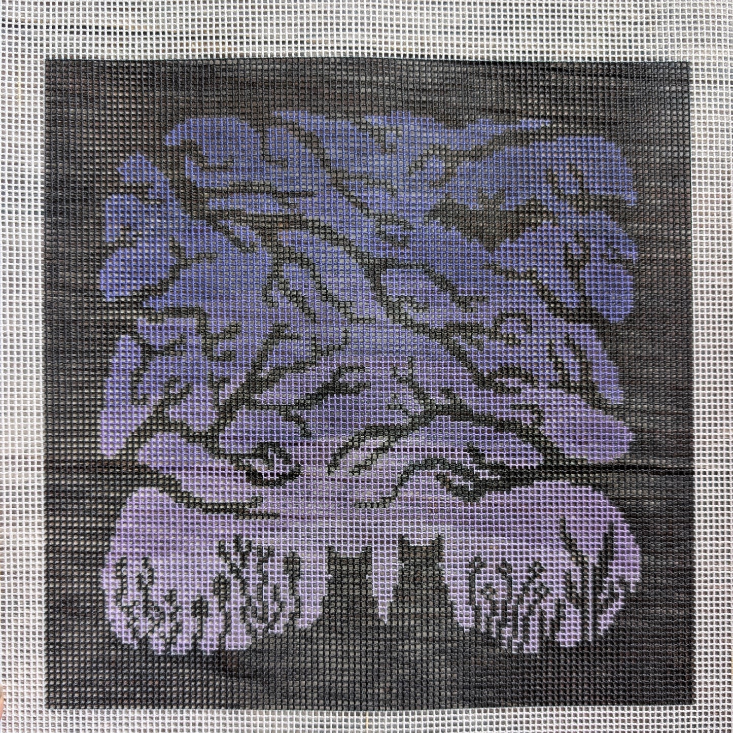 The Spooky Woods needlepoint kit