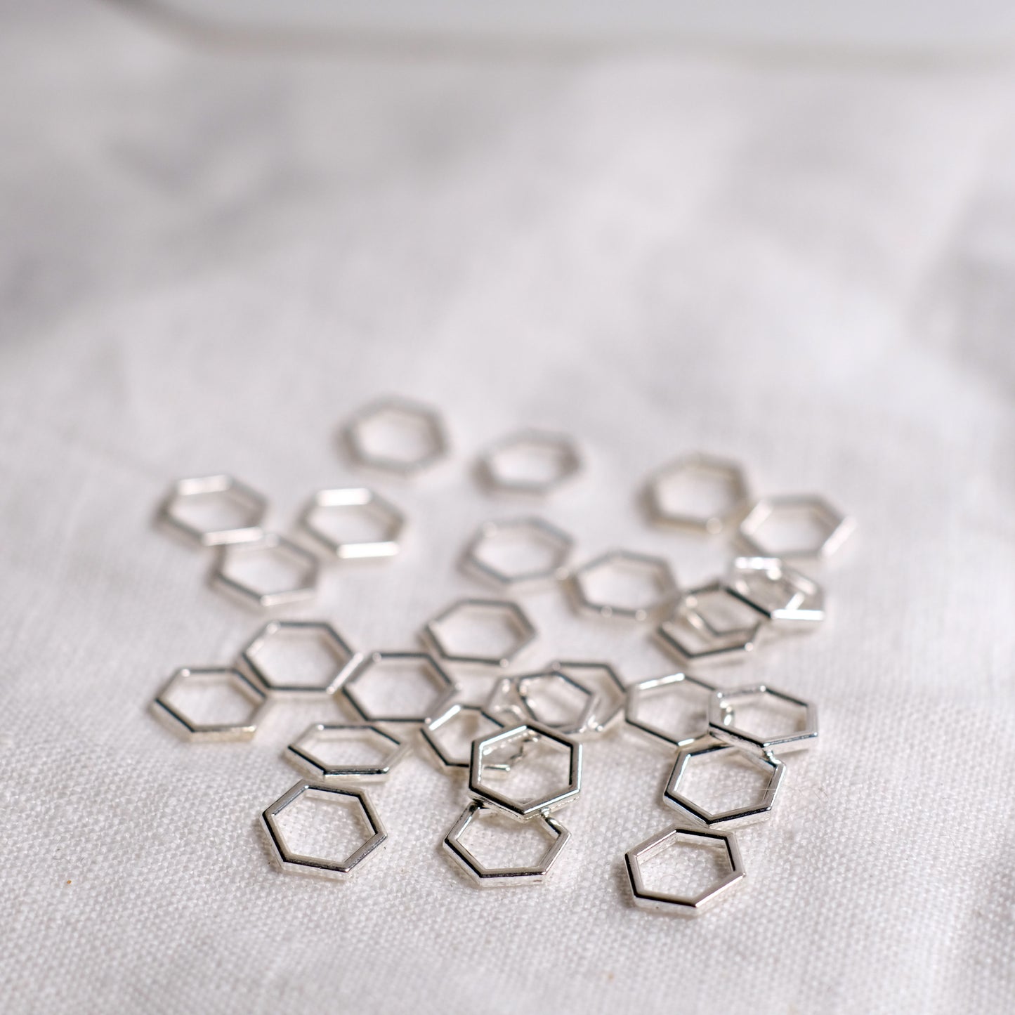 Hexagon simple stitchmarkers