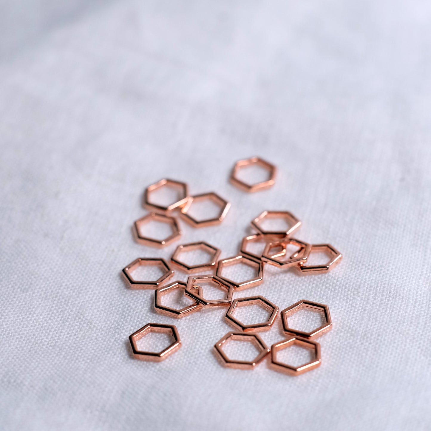 Hexagon simple stitchmarkers