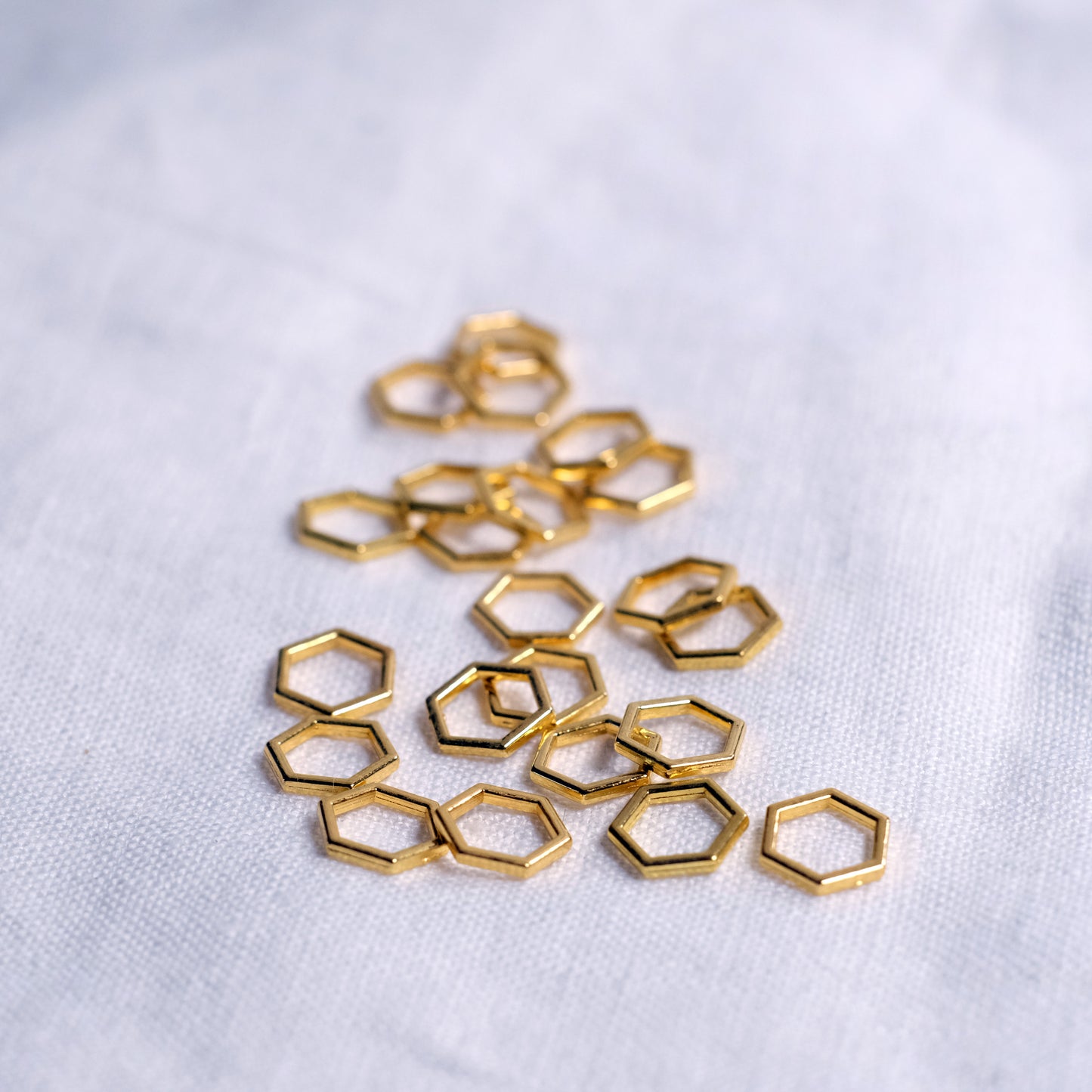 Hexagon simple stitchmarkers