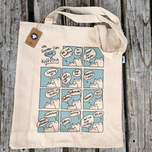 Load image into Gallery viewer, Sinister Cats Love Knitting tote
