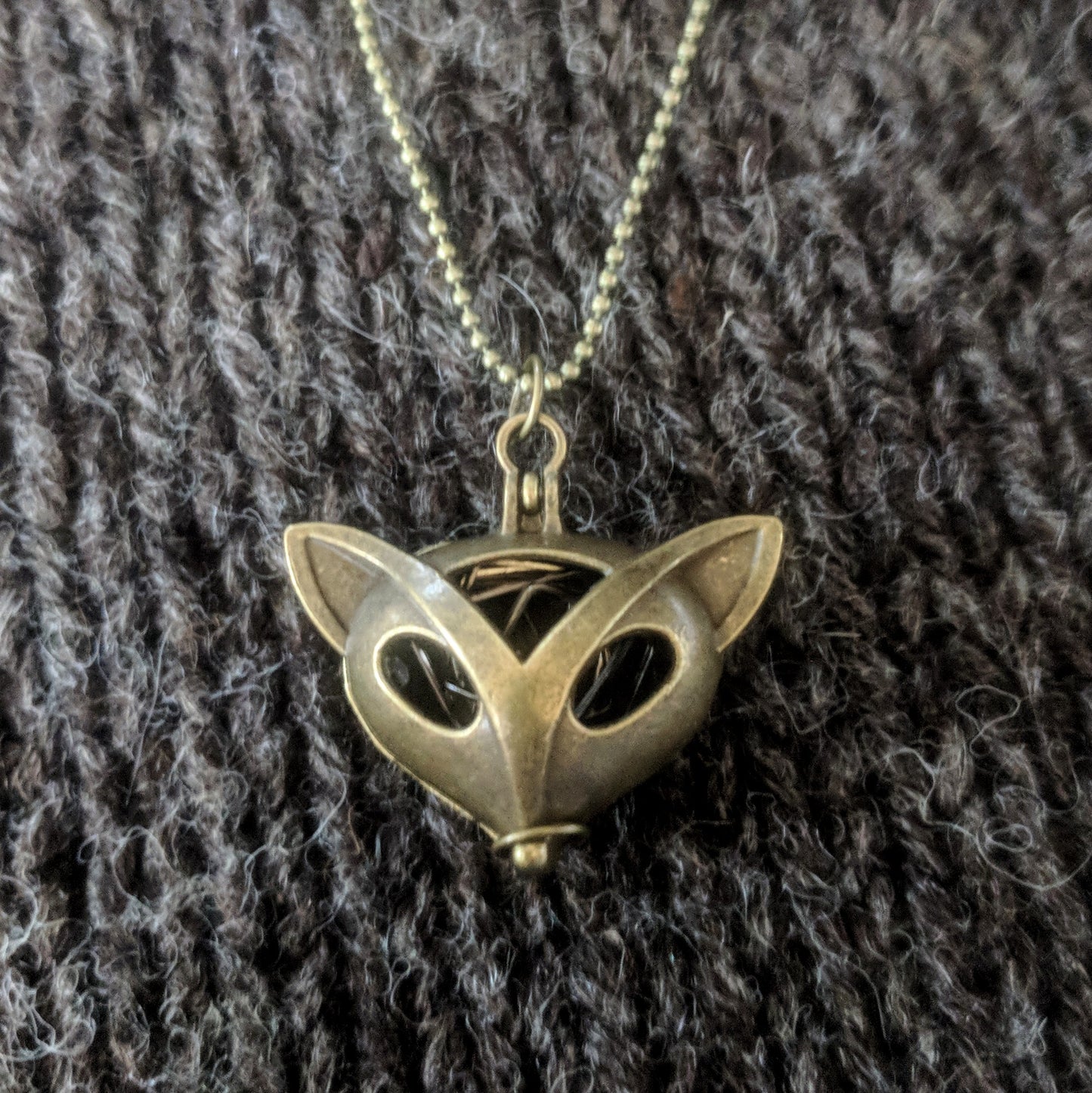 Fox stitchmarker pendant