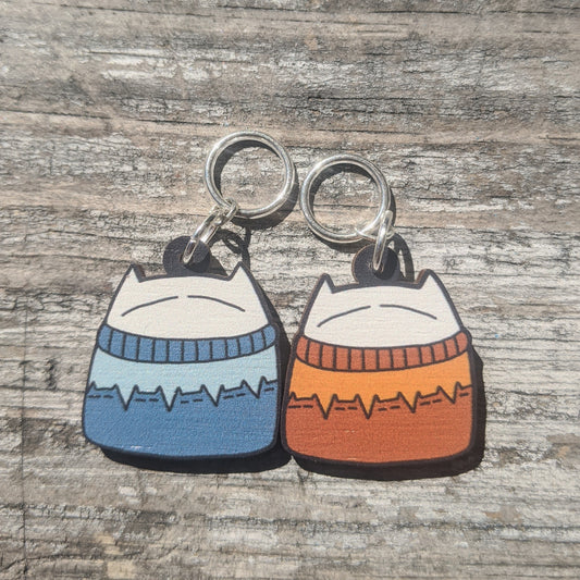 Catmarkers: Cats in catsweaters