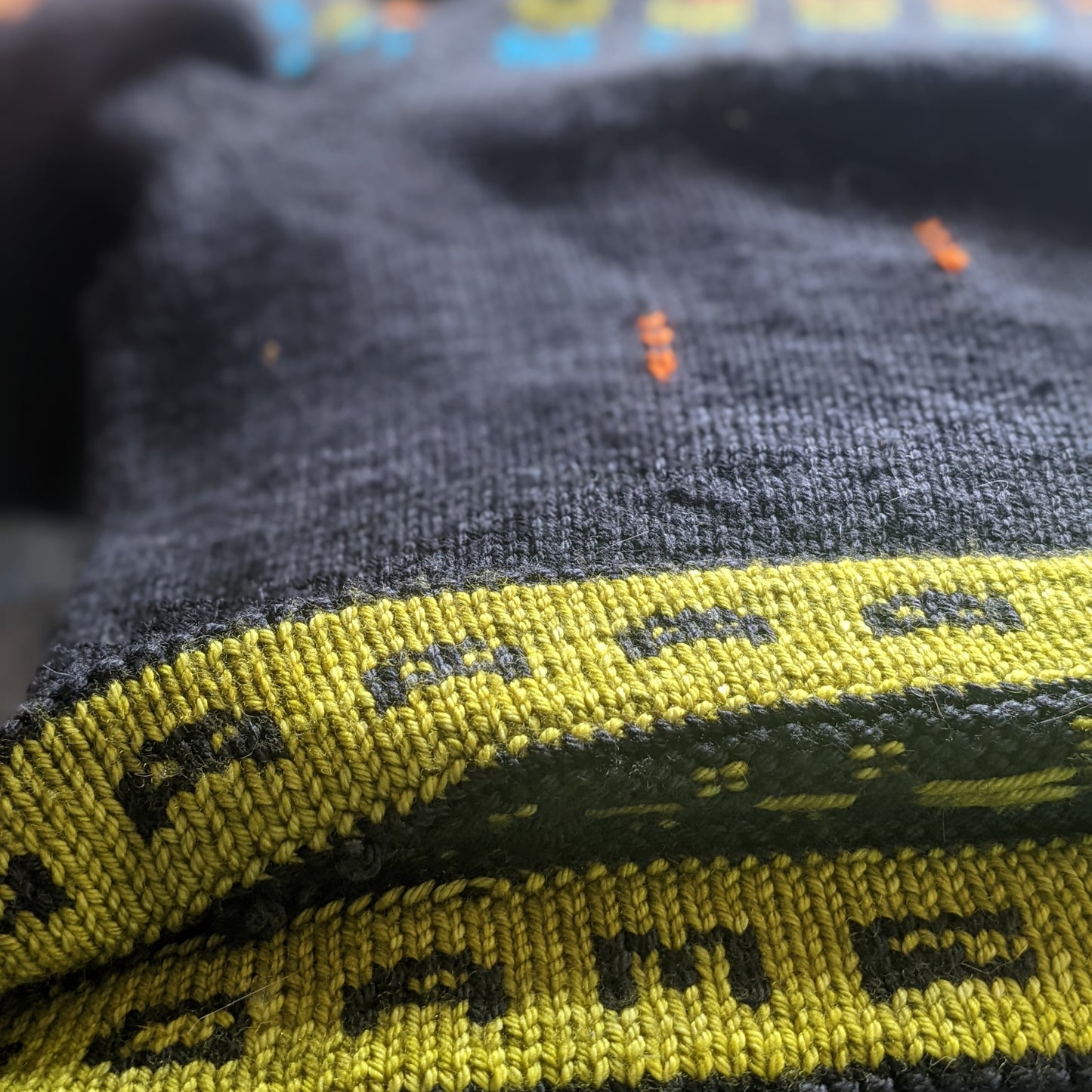 Spacecat Invaders sweater - printed pattern