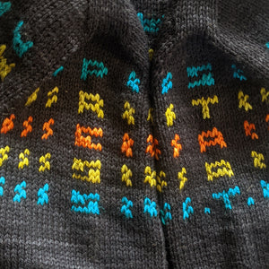 Spacecat Invaders sweater - printed pattern