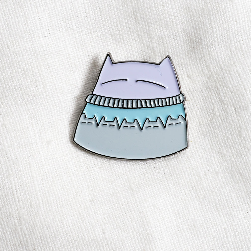 Cats in knitwear - Cat Knits - enamel pins