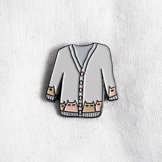 Cats on Knitwear - Cat Knits - enamel pins