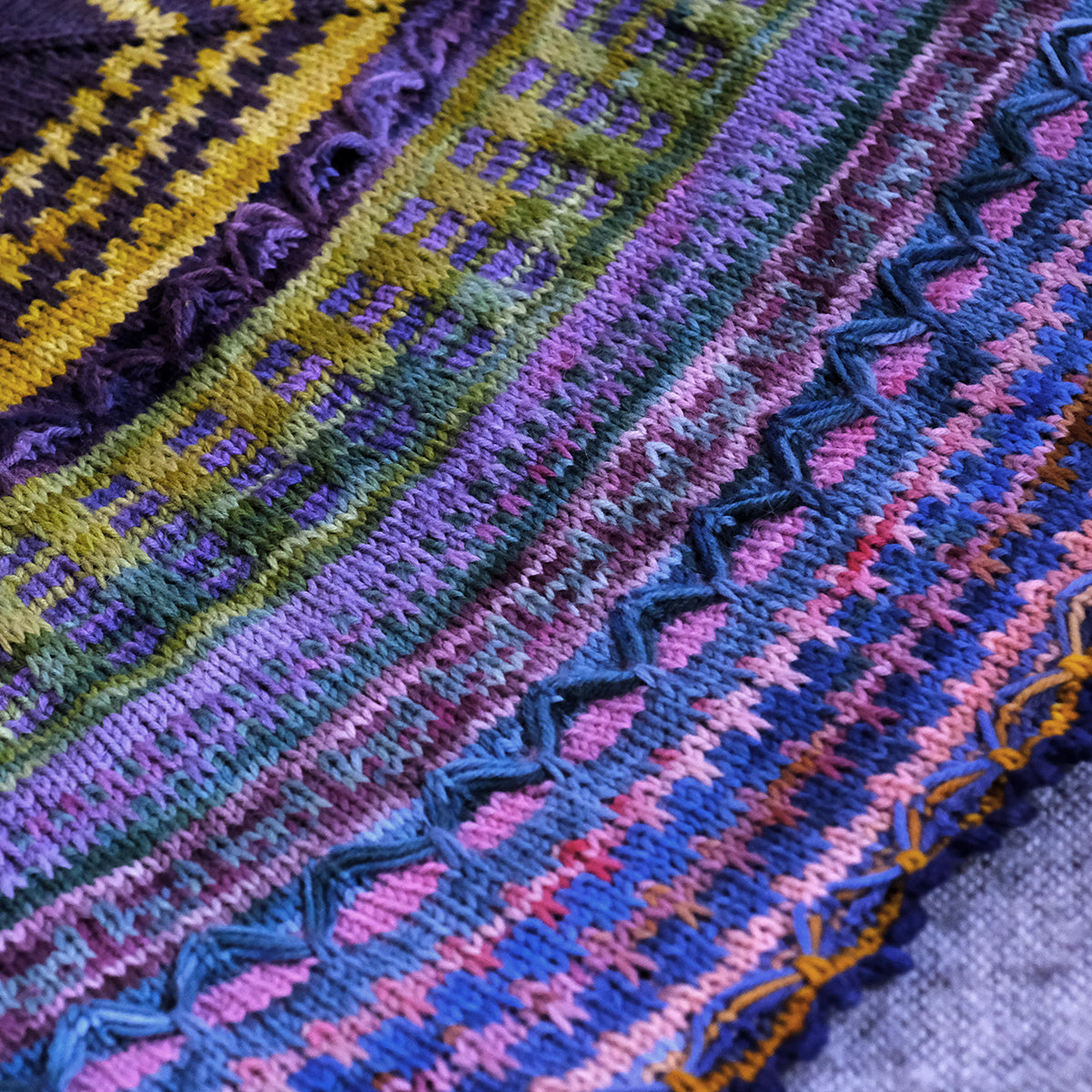 Slip shawl - pattern download