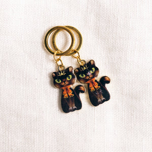 Cat Crowd stitchmarkers