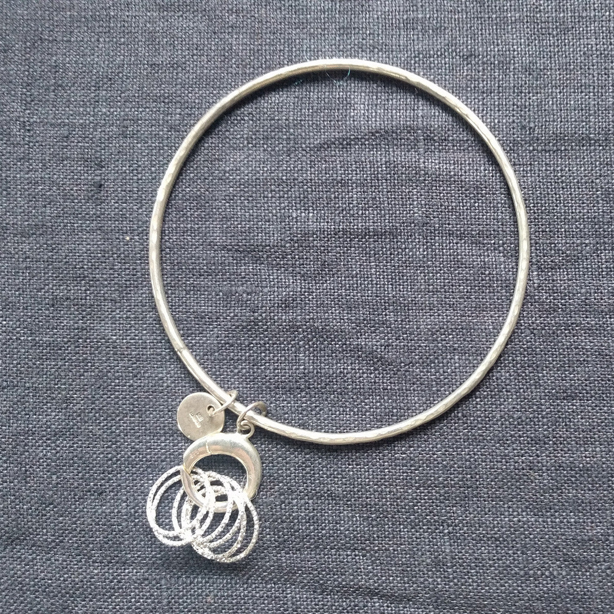 Slim stitchmarker bangle