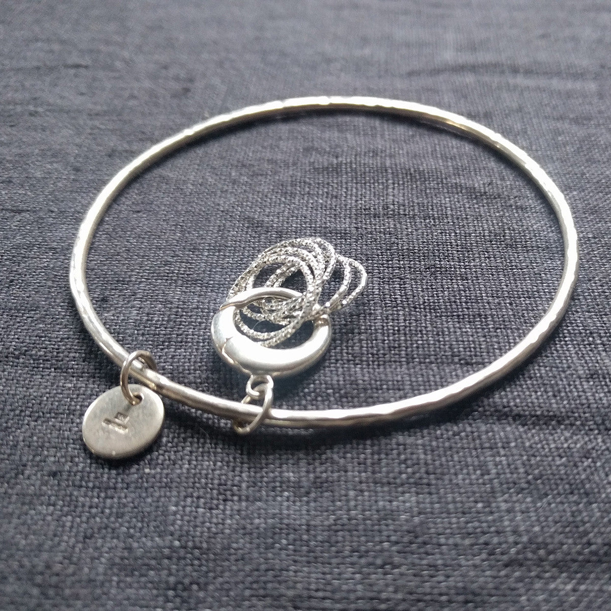 Slim stitchmarker bangle