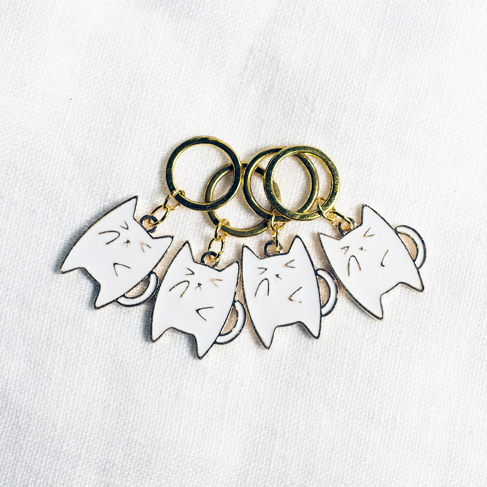 Sweary cat stitchmarkers