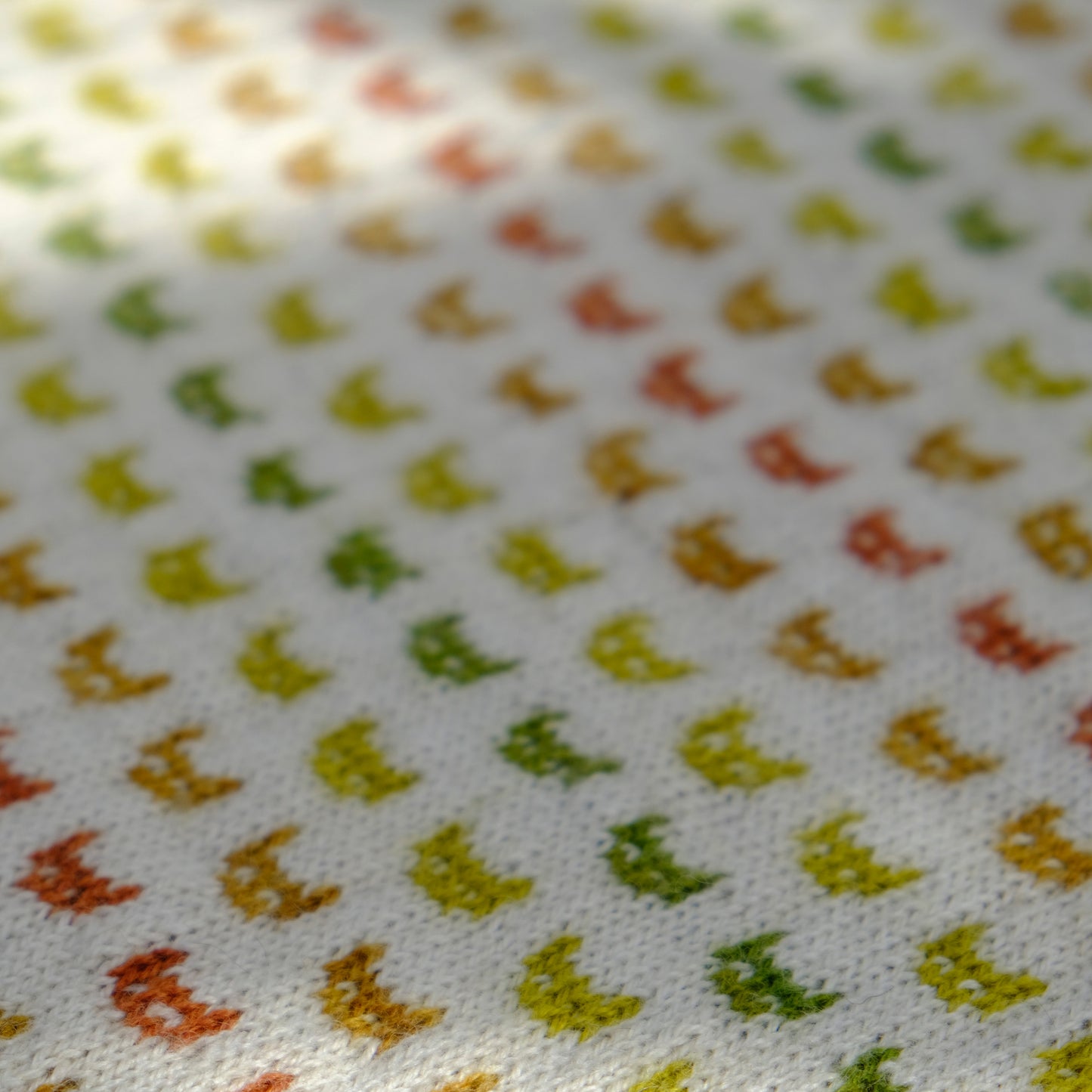 Polka Cats sweater/ cardigan - printed pattern