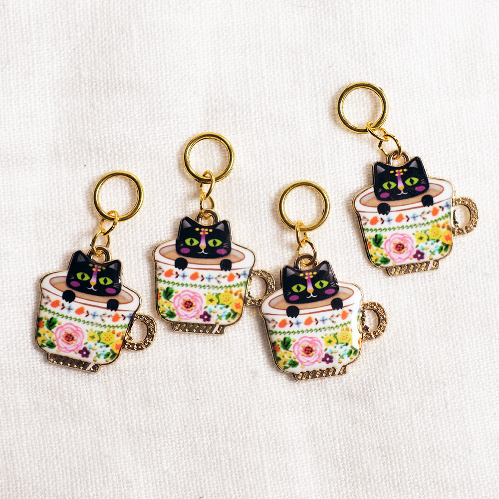 Teacat stitchmarkers