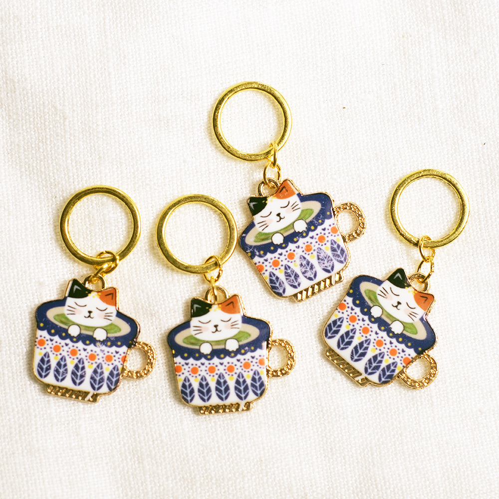 Teacat stitchmarkers