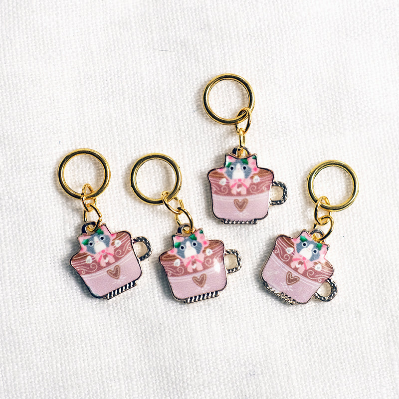 Teacat stitchmarkers