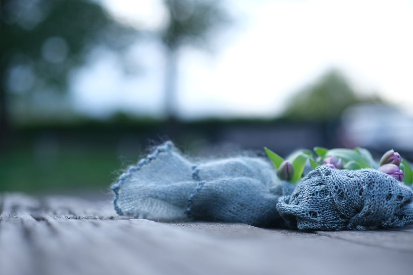 One Hundred Words For Rain shawl kit