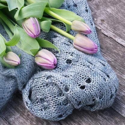 One Hundred Words For Rain shawl kit