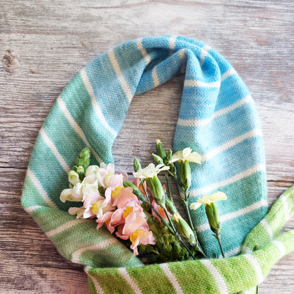 The Jaunty Scarf - knitting kit
