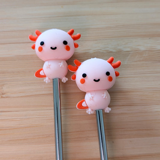 Axolotl needle toppers