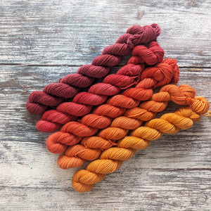 Blaze shawl knitting kit
