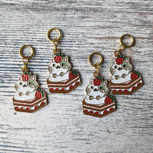 Catberry Shortcake stitchmarkers