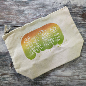 Hand printed project bags