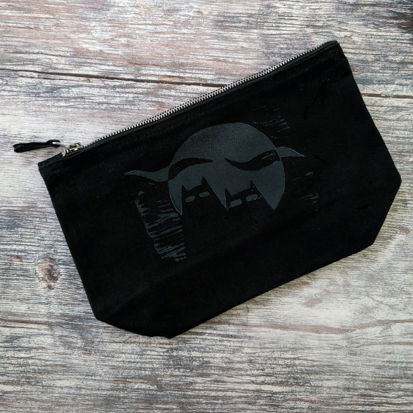 Hand printed project bags