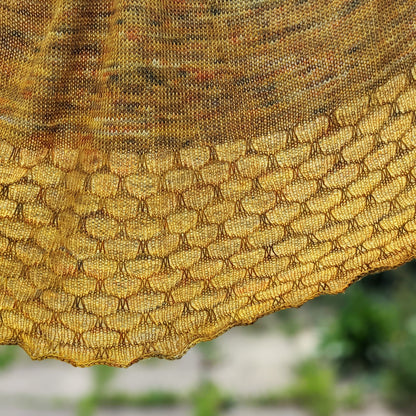 Hive shawl - printed pattern