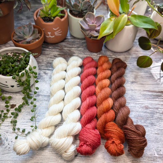Catsock Adventure yarn-as-you-go: The Fifth Sock!