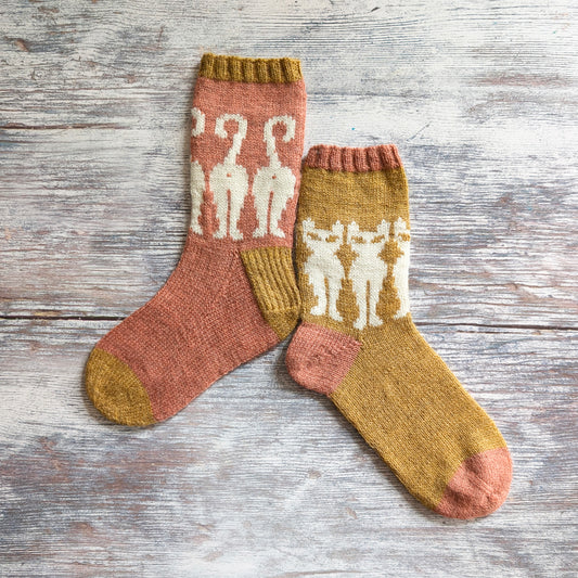 The Cat Butt Catsocks - PDF pattern
